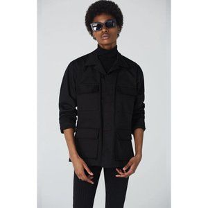 Uncle Studios Cargo Utility Coat Black XS